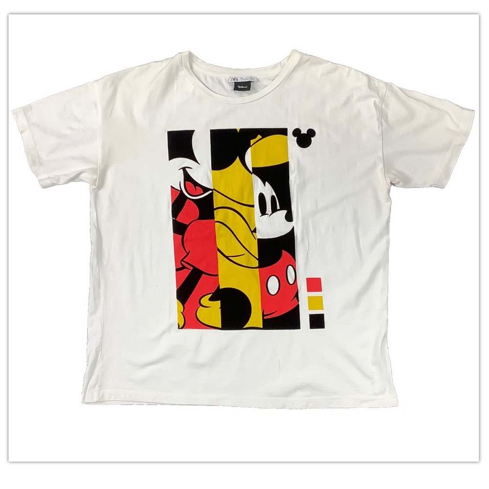Zara Women Disney t-shirt White/ Large